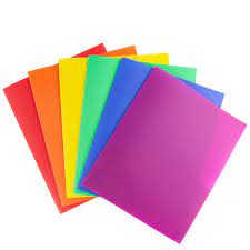 Amazon.com : Dunwell Colored Plastic Folders with Pockets - (12 Pack,  Assorted Colors), 2 Pocket Poly Folders for School & Office, Durable Heavy  Duty File Folders, Includes Adhesive Labels : Office Products